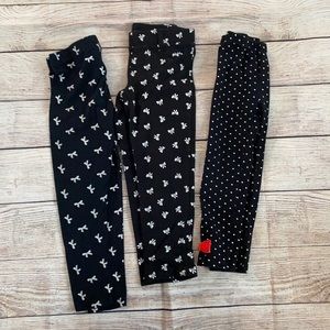 Girls 4T black pants bundle